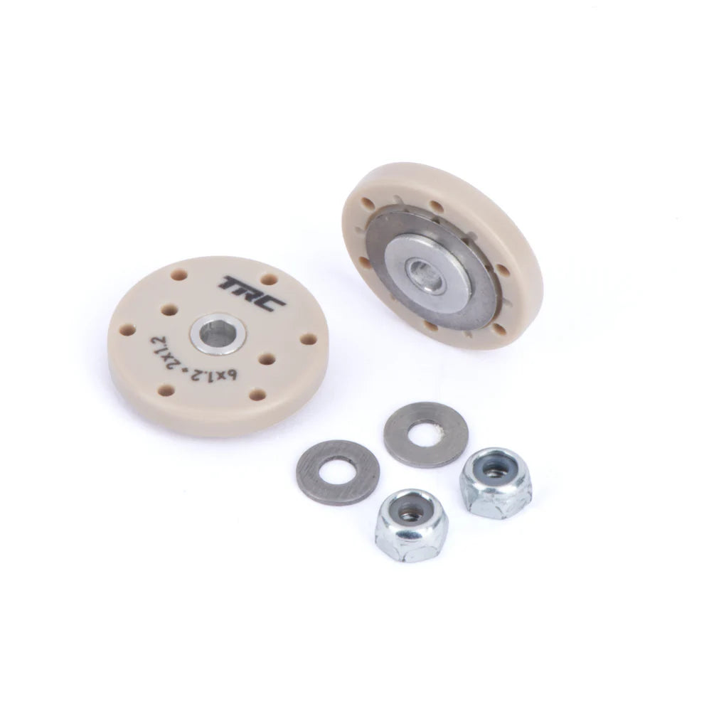 TRC Valve shock pistons 6x1.2 + 2x1.2 Flat (OD 15.85mm/ID 2.6mm/H. 2.5mm) - QTY 2