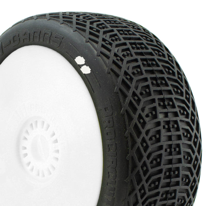 Pro Circuit I-BARRS v3 BUGGY S1 (SUPER SOFT) PRE-MOUNTED WHITE (2pcs.)