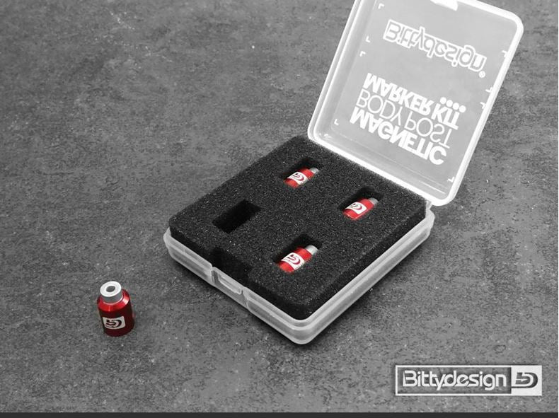 BittyDesign Magnetic Body Post Marker Kit Red