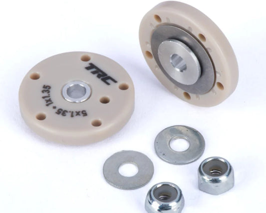 TRC Valve shock pistons 5x1.35 + 1x1.35 Flat (OD 15.90mm/ID 2.6mm/H. 2.5mm) - QTY 2