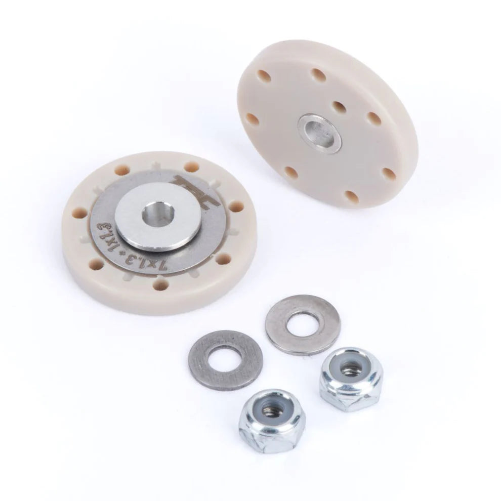 TRC Valve shock pistons 7x1.3 + 1x1.3 Flat (OD 15.85mm/ID 2.6mm/H. 2.5mm) - QTY 2