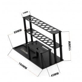 RC TOOL STAND W/SCREW TRAY 194x110x89mm (BLACK)