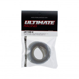 SILICONE FUEL LINE (TRANSLUCENT BLACK) 1m.